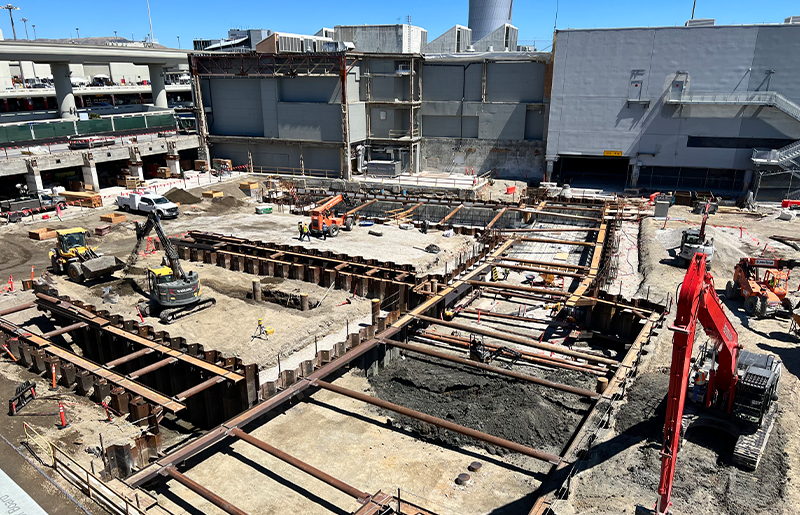 SFIA T1C Utilidor Braced Sheet Pile Shoring System