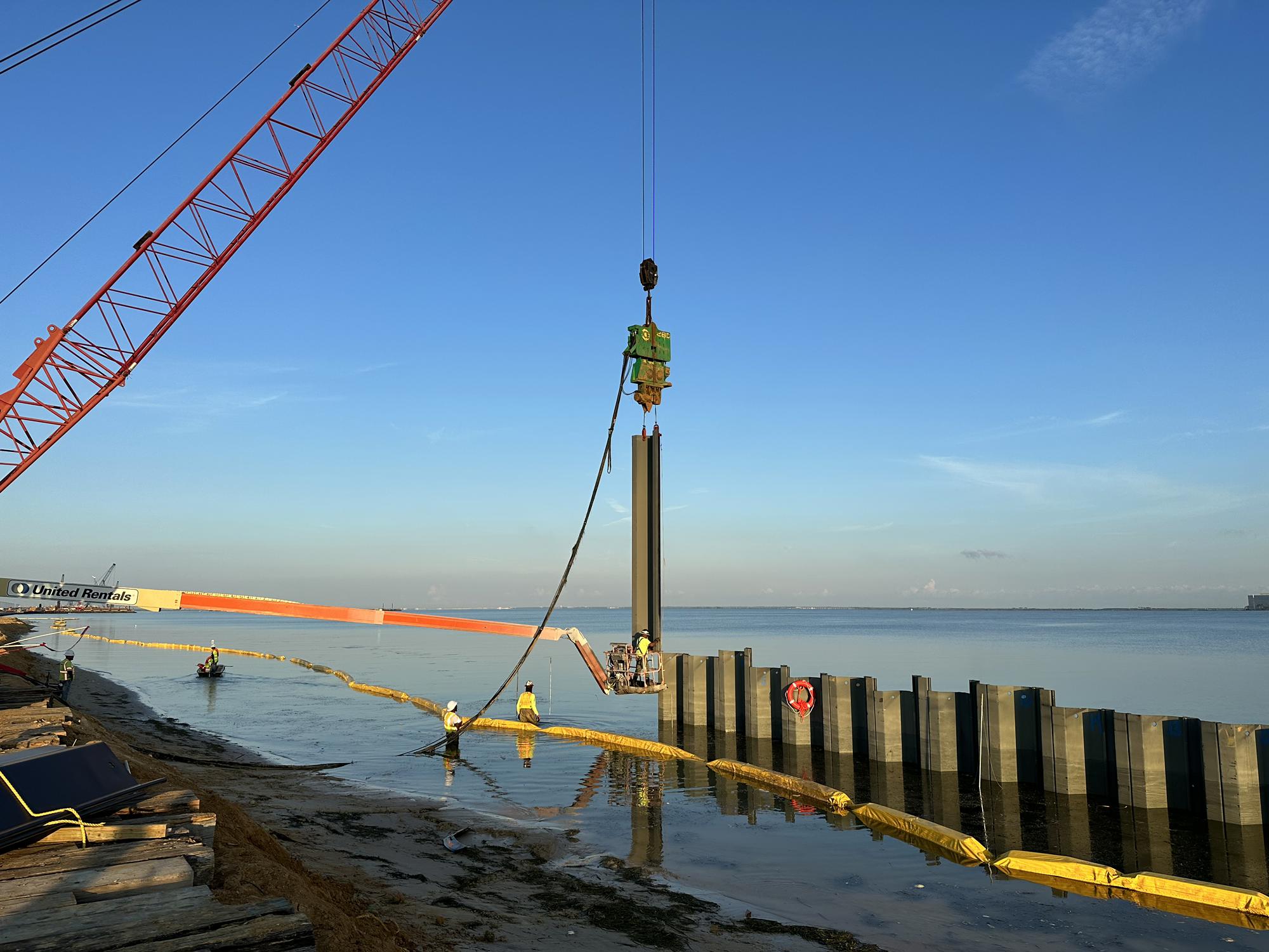 Sheet piles Installation