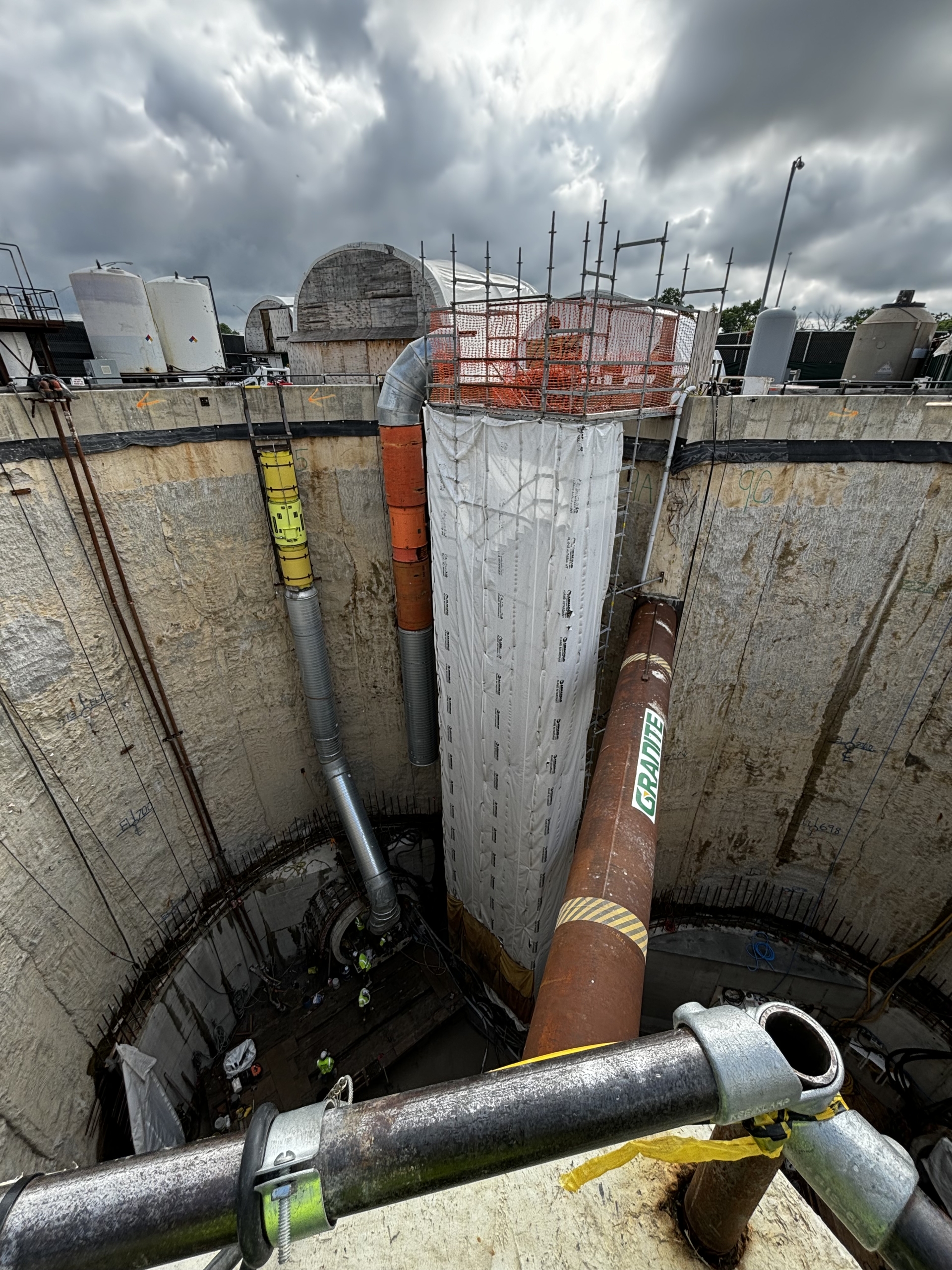 Lower Olentangy Tunnel Shaft Jet Grouting